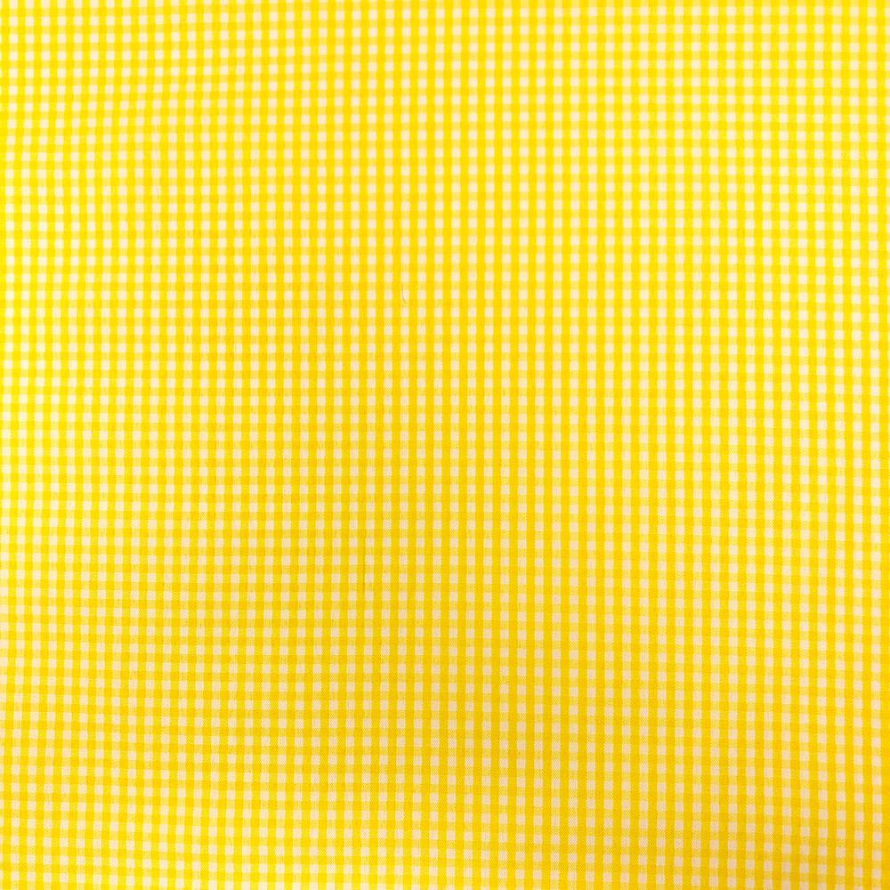 2 mm Gingham Check Plaid Polyester Cotton Poplin - Image 3