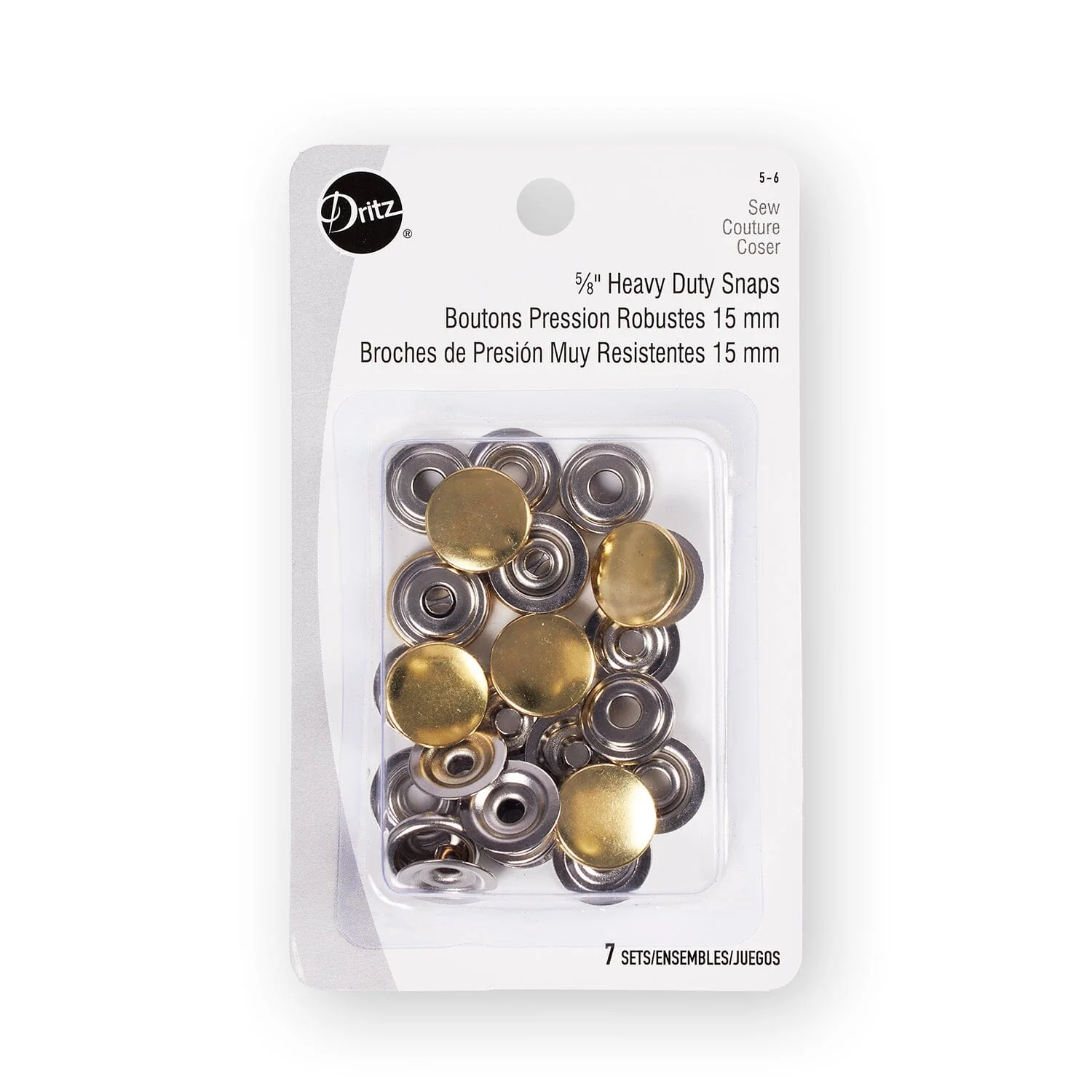 5/8 Inch Heavy Duty Snap Fasteners (7 Pack) - Image 3