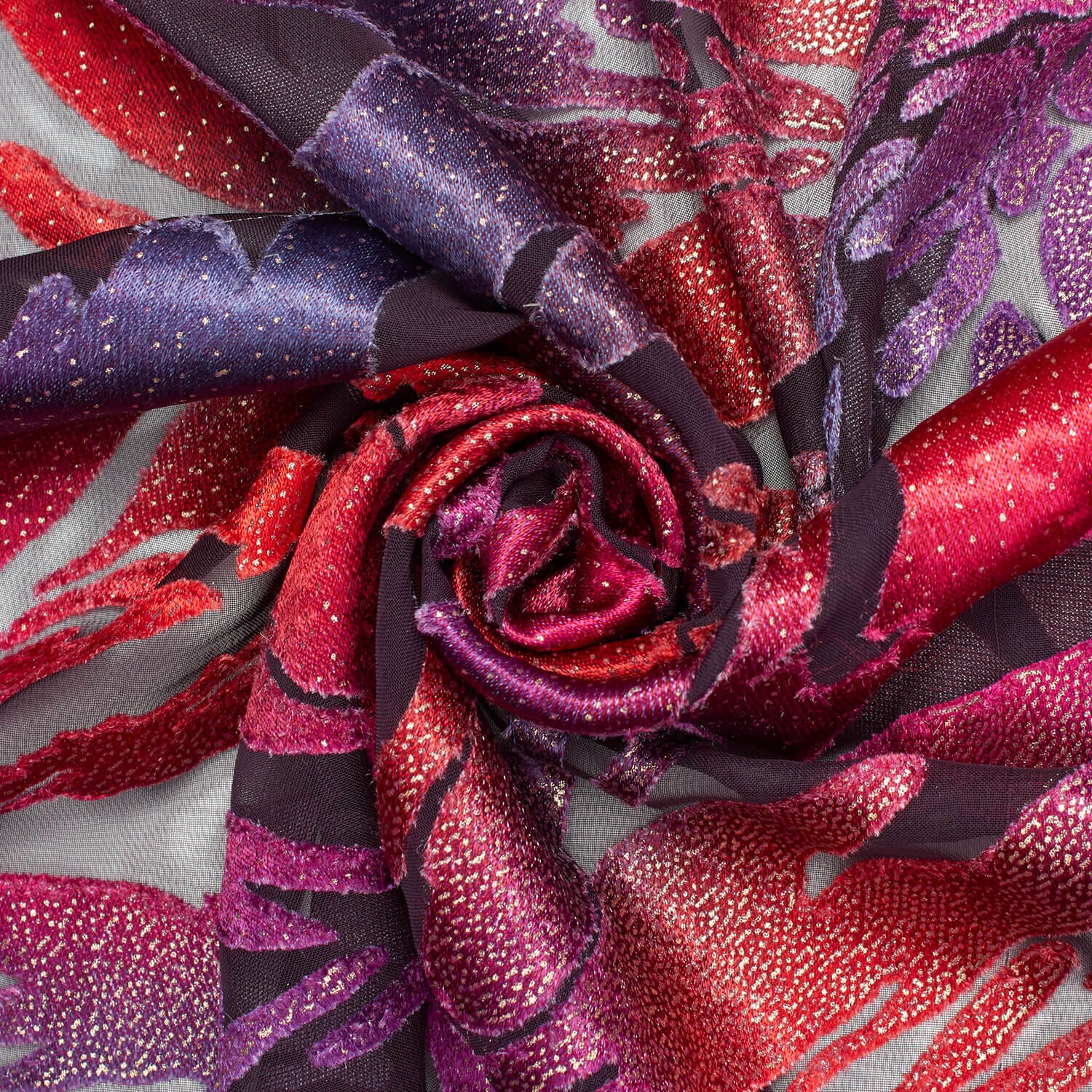 Abstract Metallic Embroidered Chiffon Jacquard - Image 23