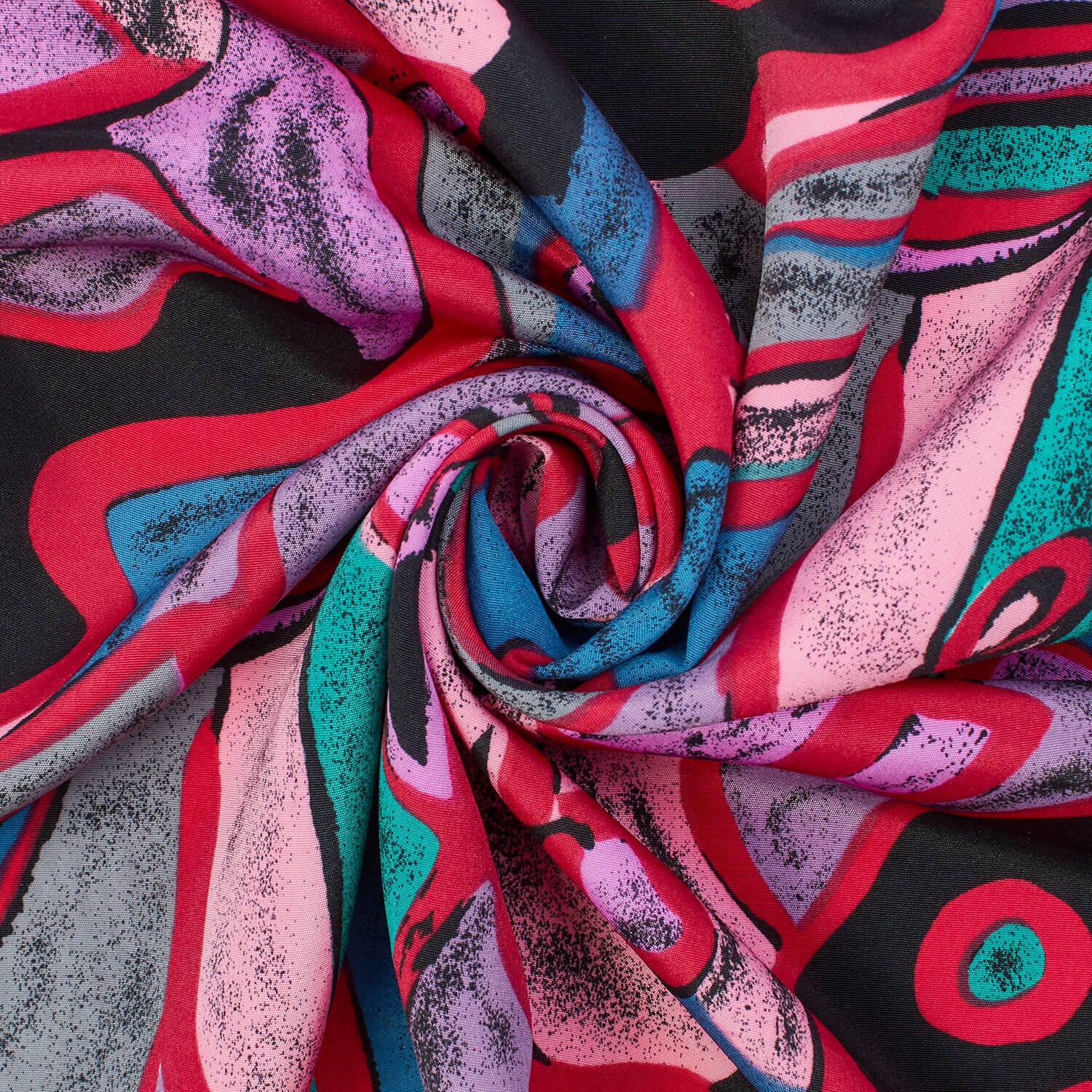Abstract Print Polyester - Image 2