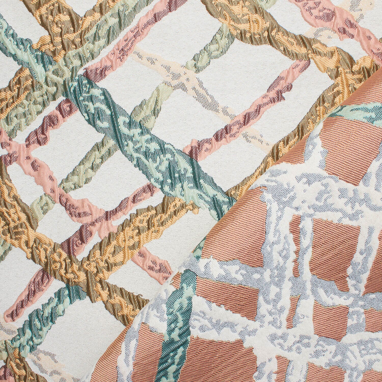 Abstract Vine Extra Wide Crinkle Upholstery Jacquard - Image 4