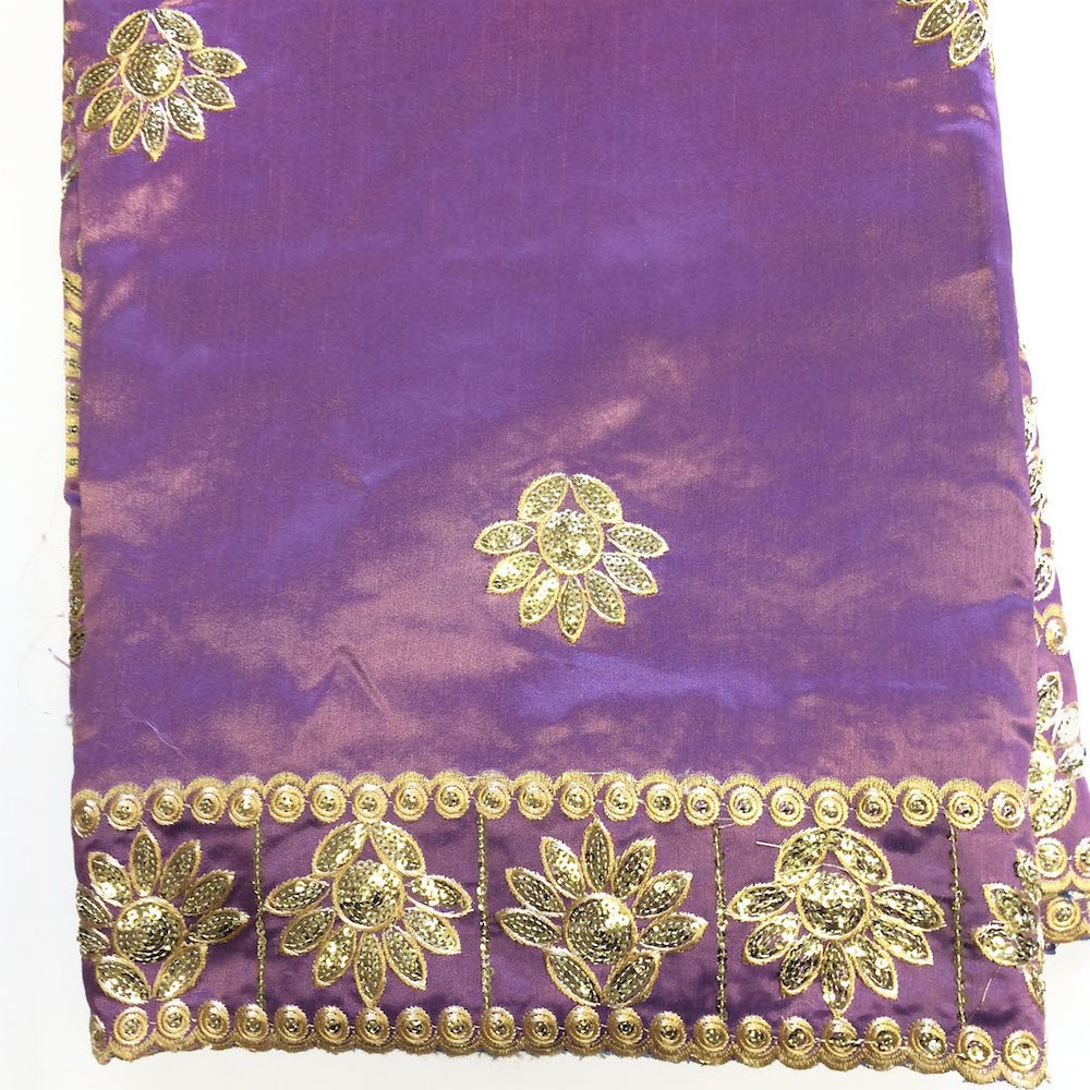 Baronial African George Taffeta - Lavender - Image 3