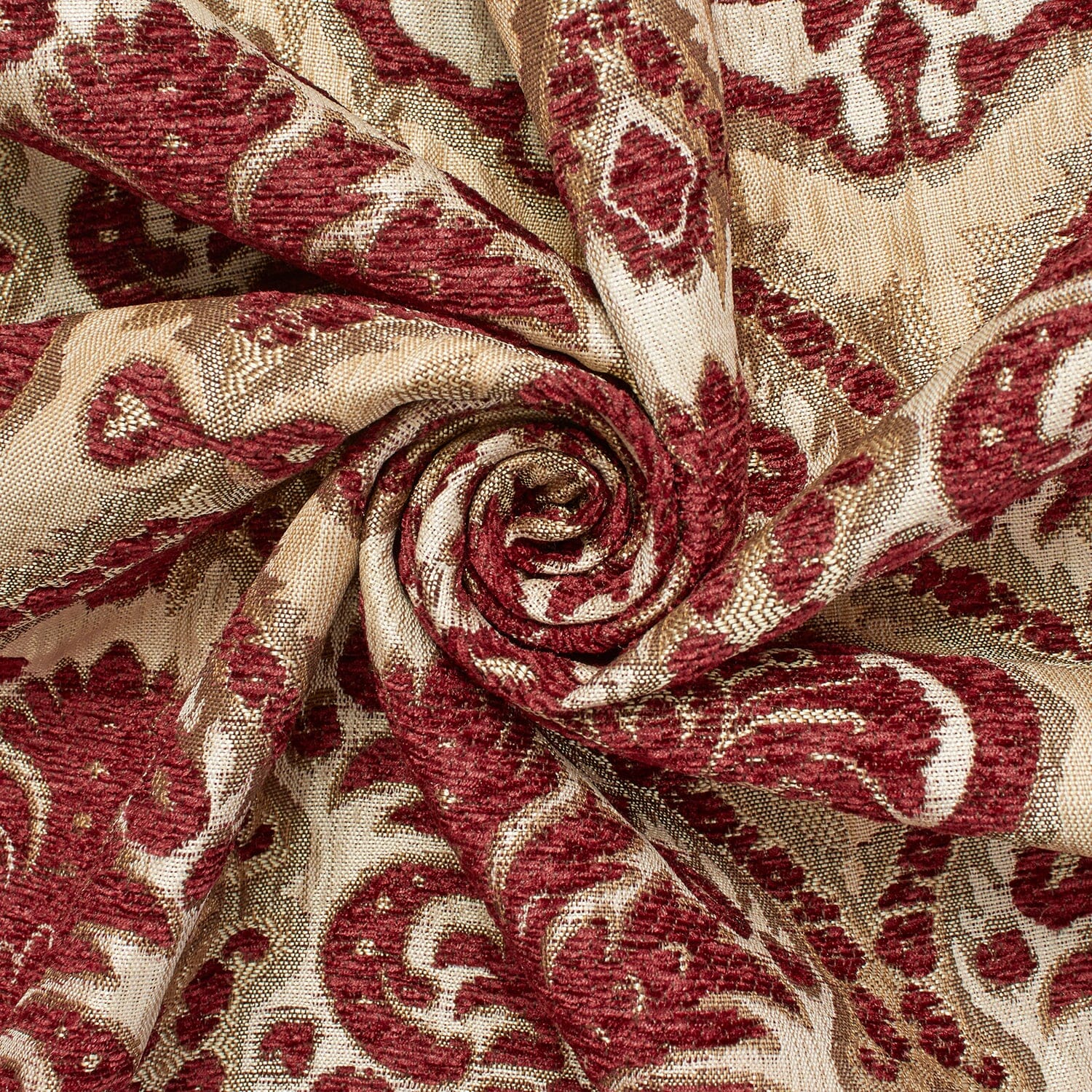 Baroque Floral Two Tone Polyester Chenille Damask Jacquard - Image 19