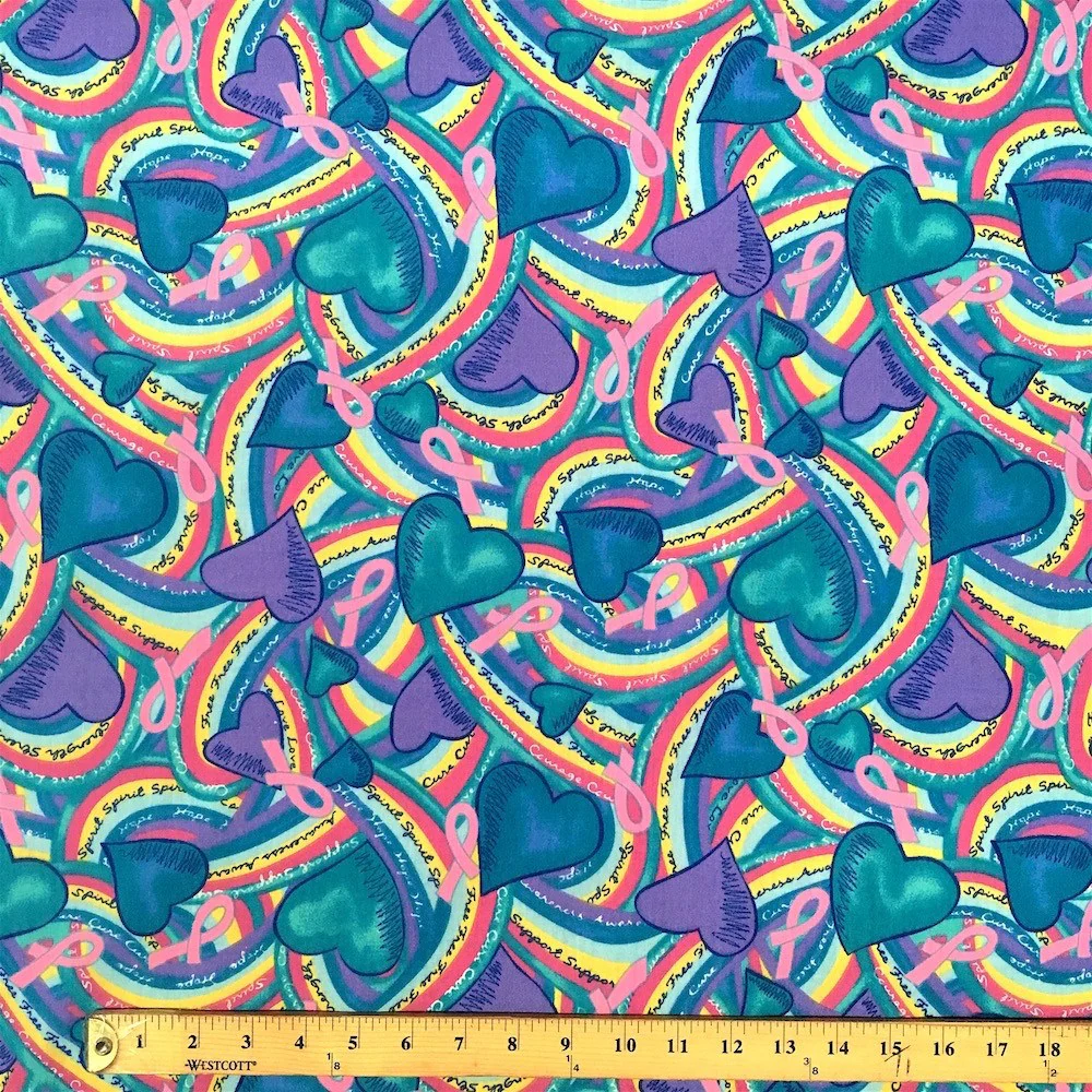 Crush Blue Print Broadcloth
