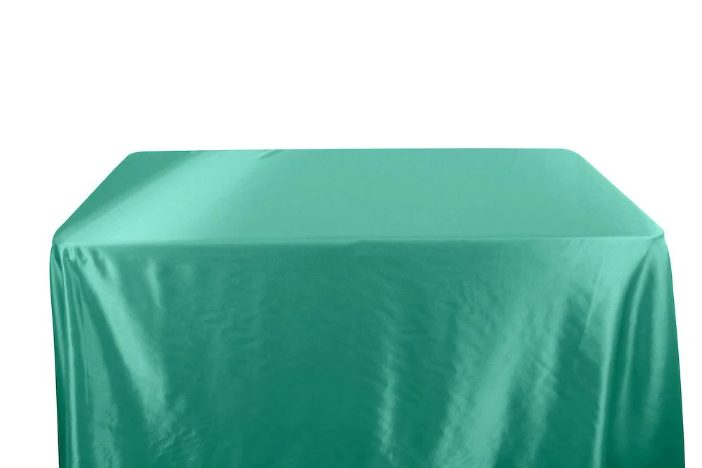 Bridal Satin Banquet Rectangular Table Covers - 8 Feet - Image 15