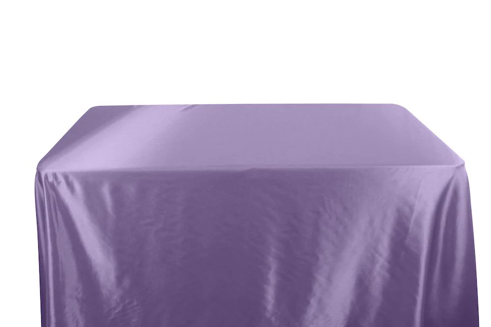 Bridal Satin Banquet Rectangular Table Covers - 8 Feet - Image 16
