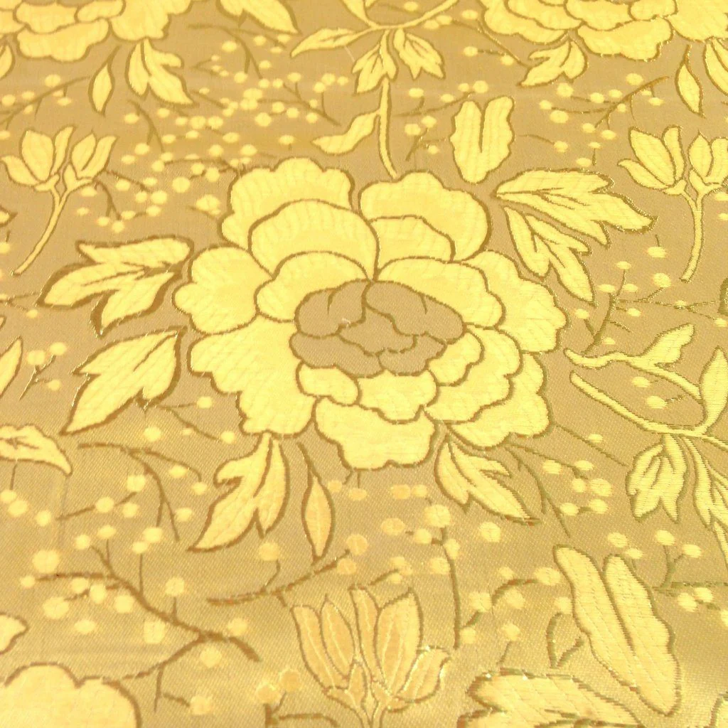 Carnation Metallic Brocade - Image 12