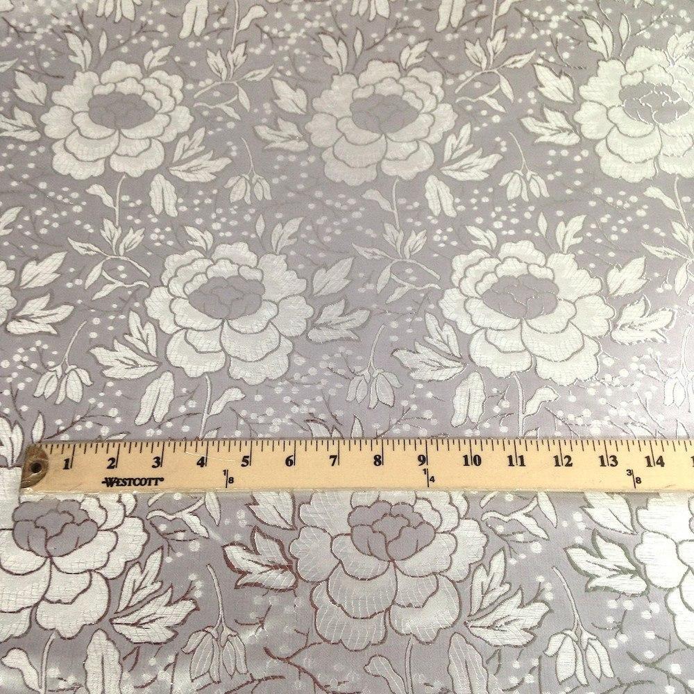 Carnation Metallic Brocade - Image 5