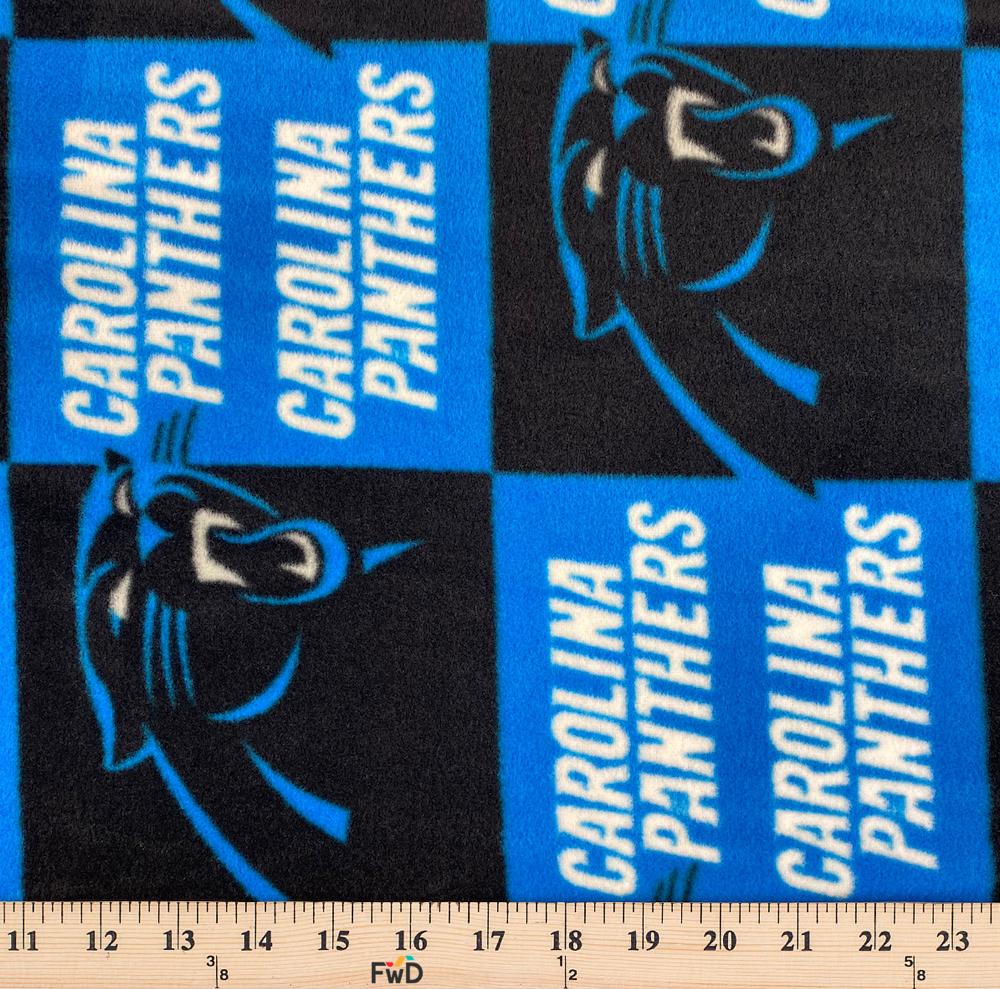 Carolina Panthers NFL Fleece Fabric - Image 3