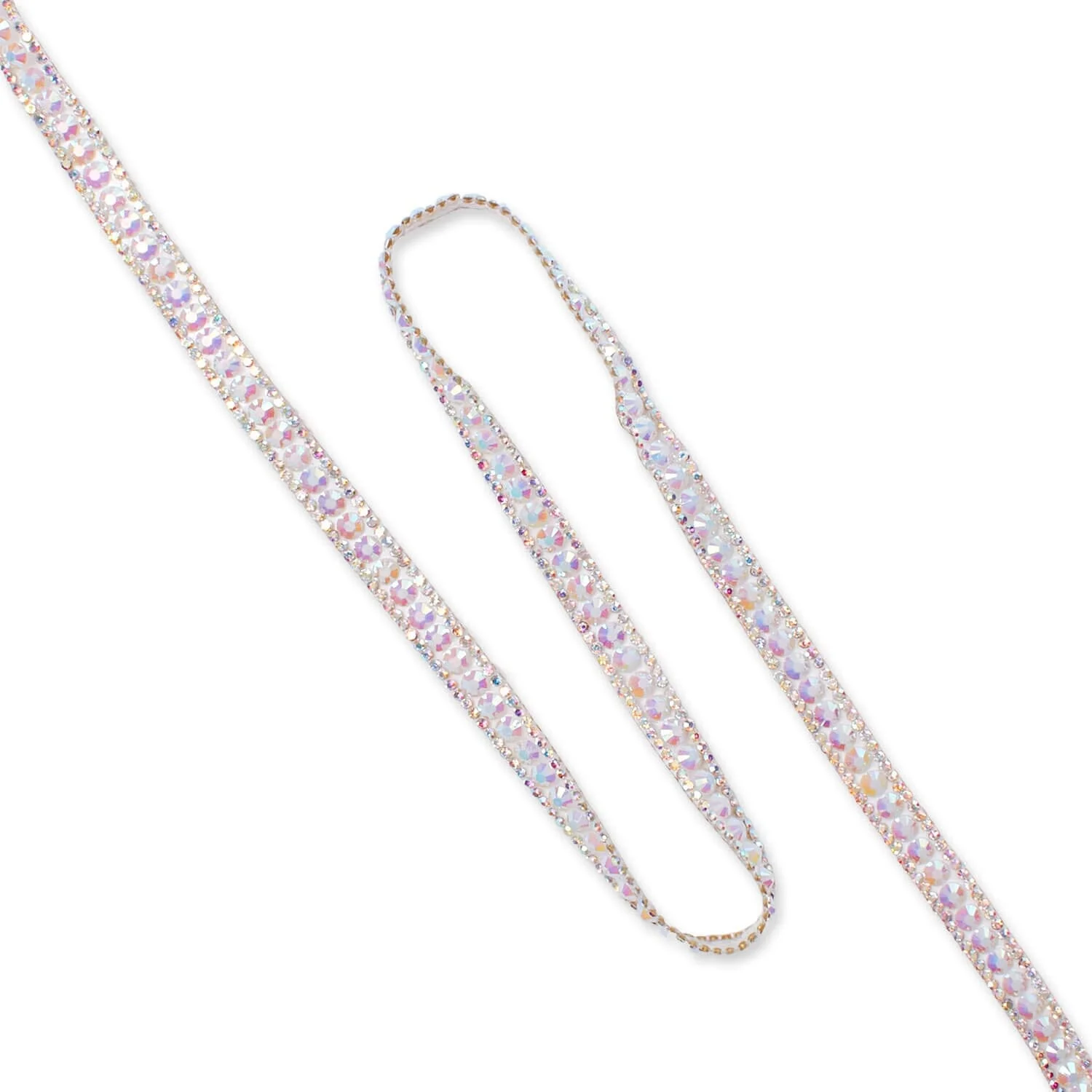 Chain Resin Rhinestone Iron On Trim - Image 4