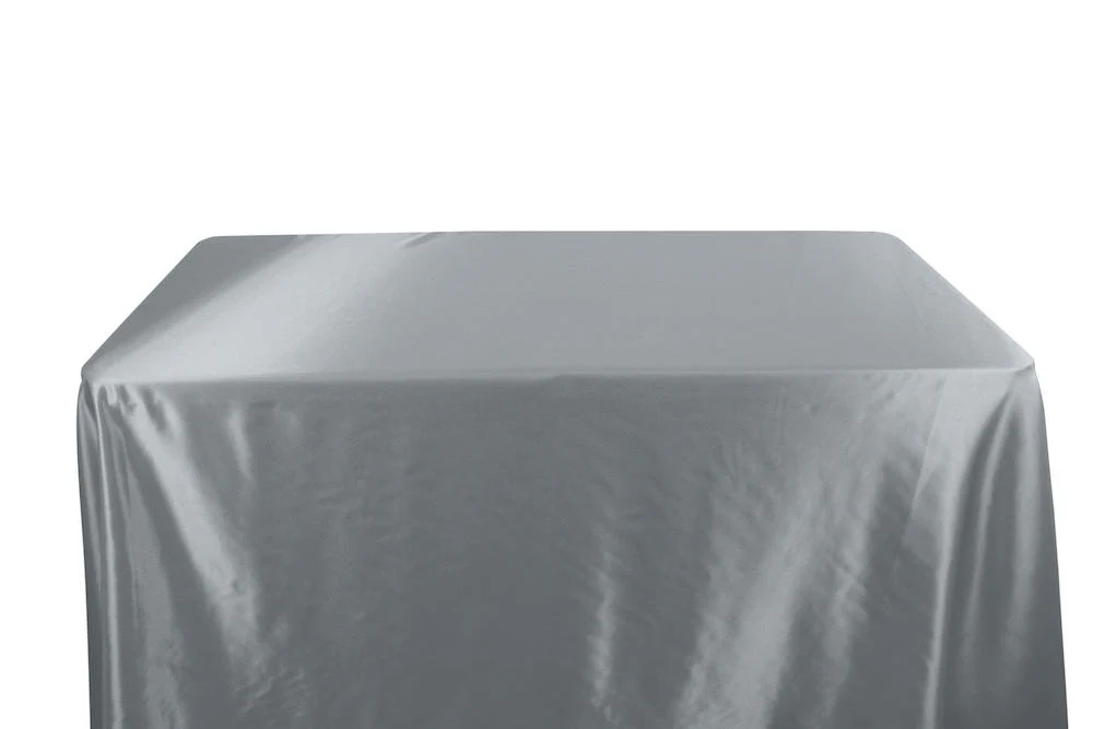 Charmeuse Satin Banquet Rectangular Table Covers - 6 Feet - Image 14