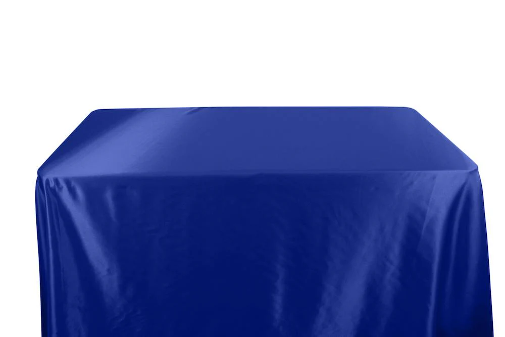 Charmeuse Satin Banquet Rectangular Table Covers - 6 Feet - Image 29