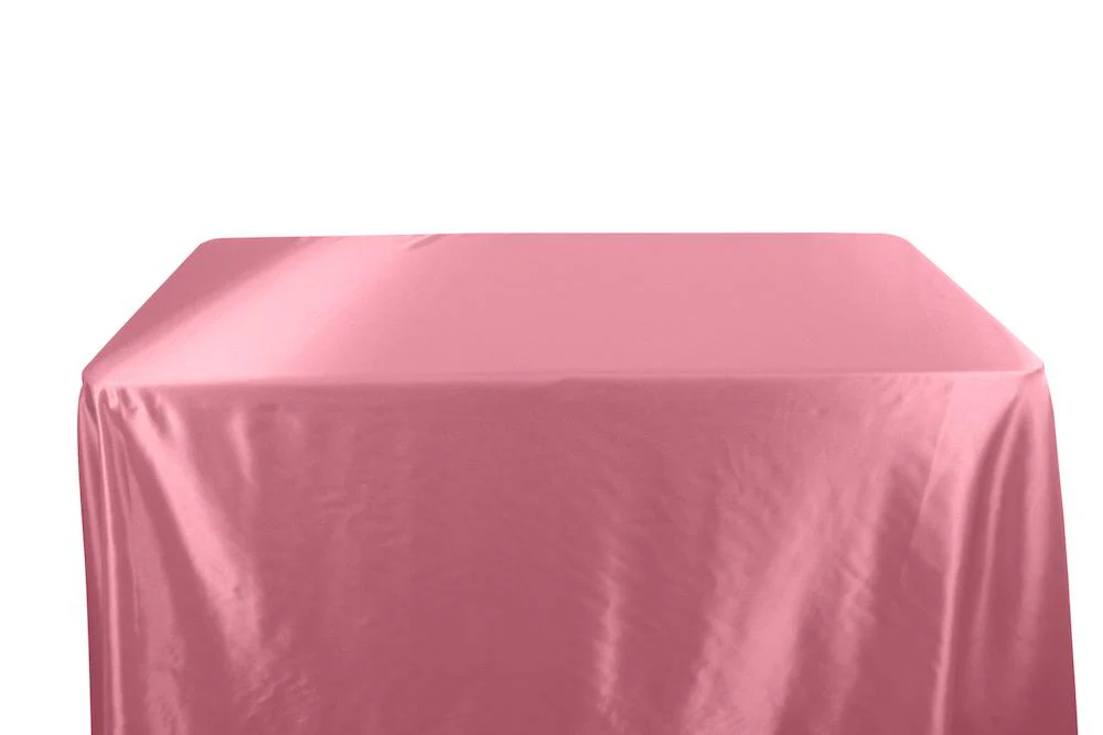 Charmeuse Satin Banquet Rectangular Table Covers - 6 Feet - Image 5