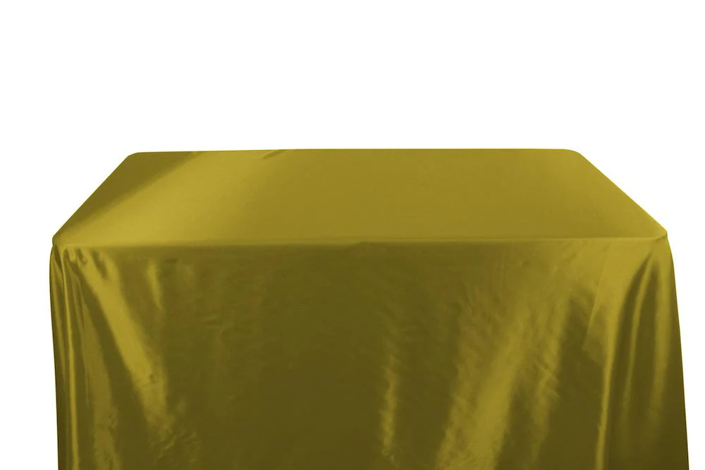 Charmeuse Satin Banquet Rectangular Table Covers - 8 Feet - Image 13