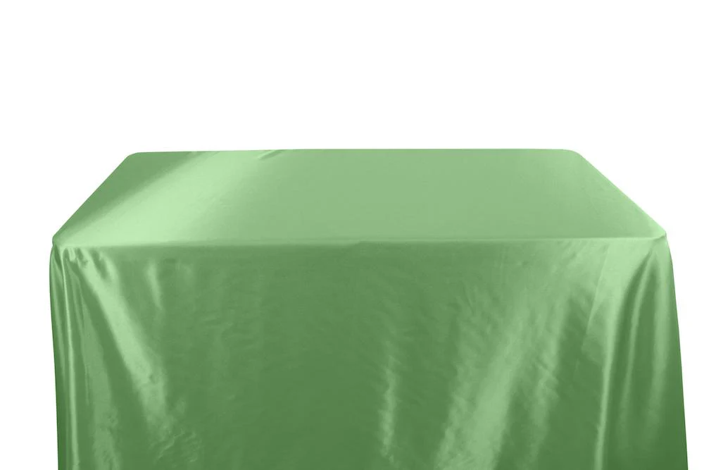 Charmeuse Satin Banquet Rectangular Table Covers - 8 Feet - Image 18