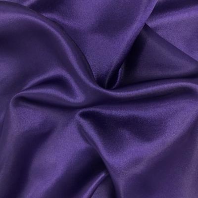 Charmeuse Satin Rod Pocket Curtains - Purple - Image 3