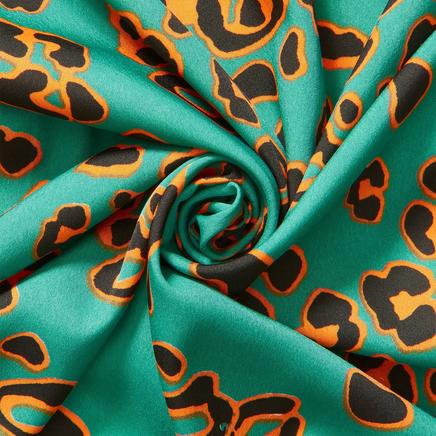 Clouded Leopard Crepe De Chine Print - Image 8