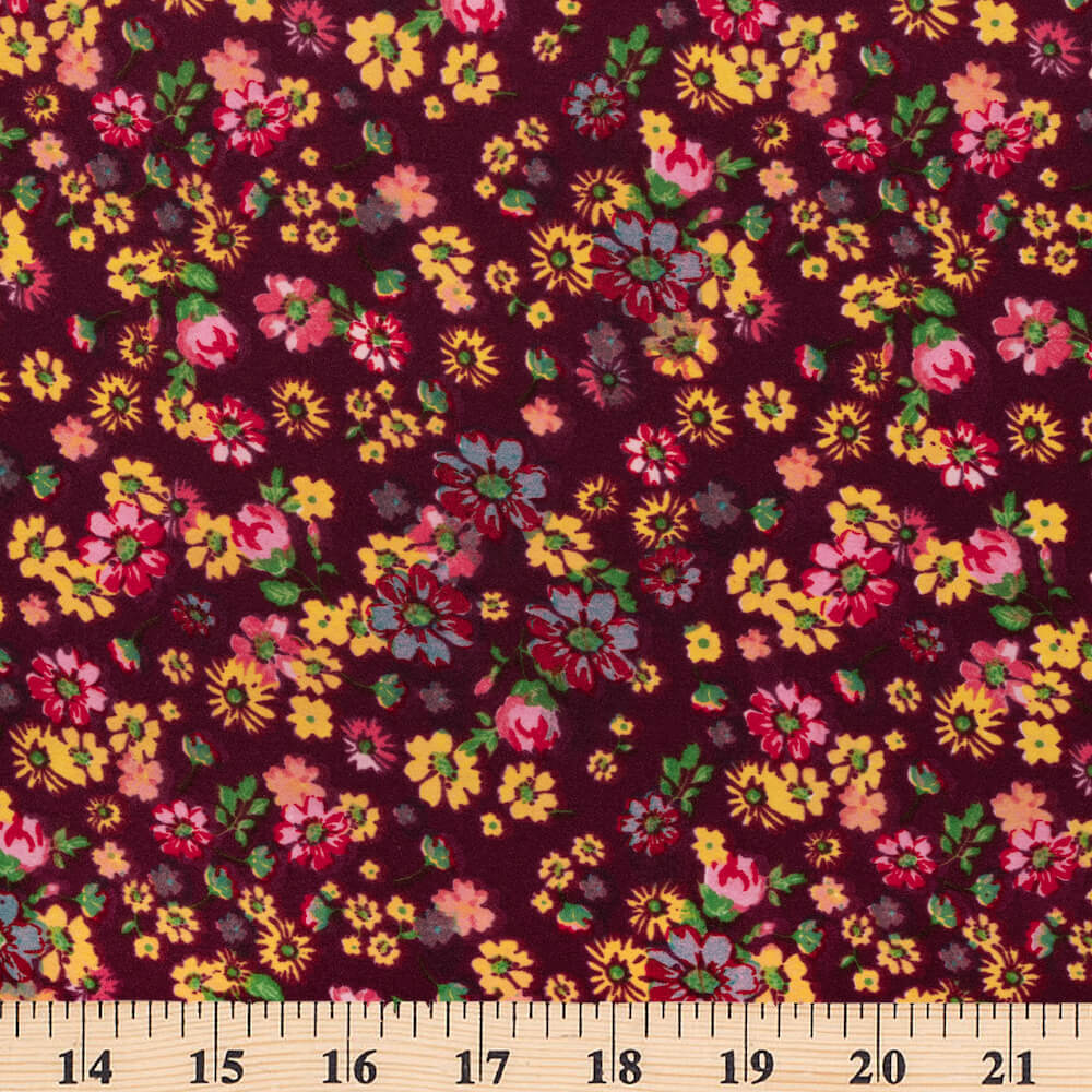 Coreopsis Crepe De Chine Print - Image 10