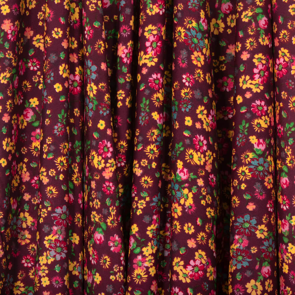 Coreopsis Crepe De Chine Print - Image 9
