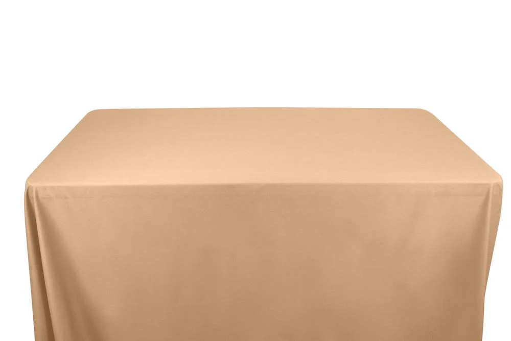 100% Cotton Broadcloth Banquet Rectangular Table Covers - 6 Feet - Image 4