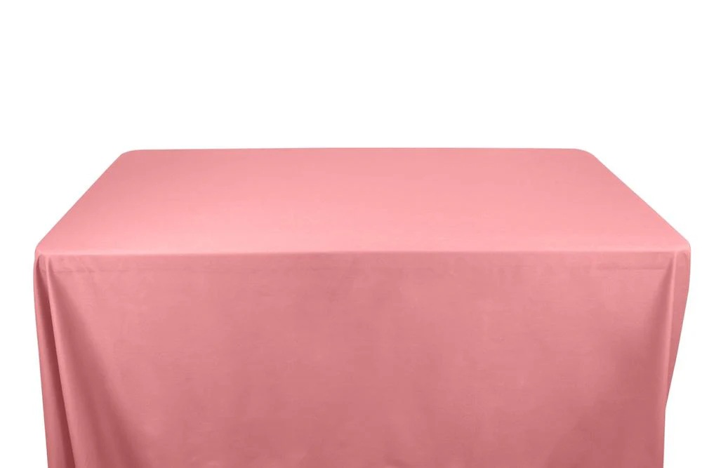 Cotton Polyester Broadcloth Banquet Rectangular Table Covers - 6 Feet - Image 6