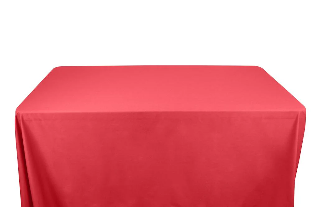Cotton Polyester Broadcloth Banquet Rectangular Table Covers - 8 Feet - Image 25