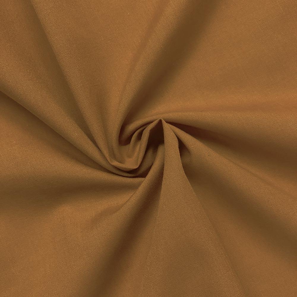 Cotton Polyester Broadcloth Rod Pocket Curtains - Gold - Image 3