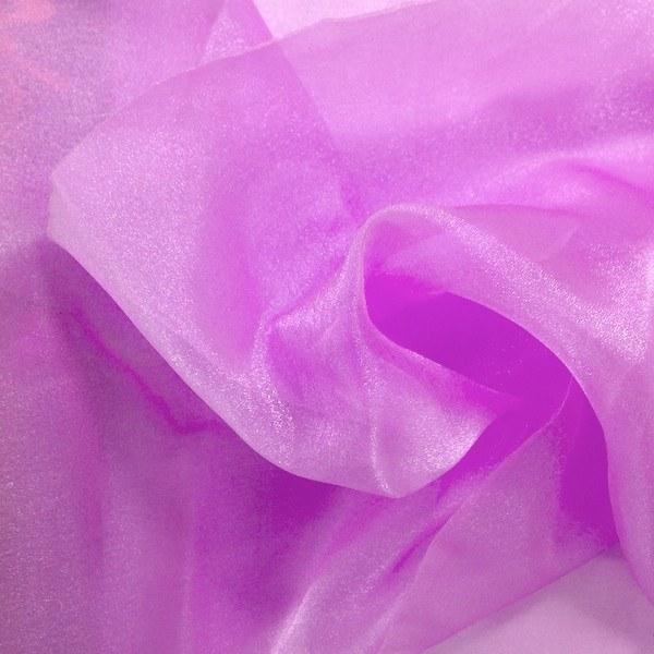 Crystal Organza Rod Pocket Curtains - Orchid - Image 3