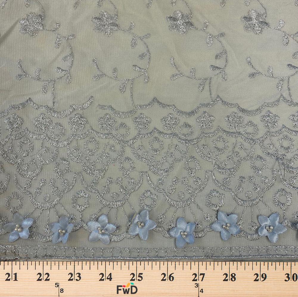 Daisy Embroidered Lace - Image 10