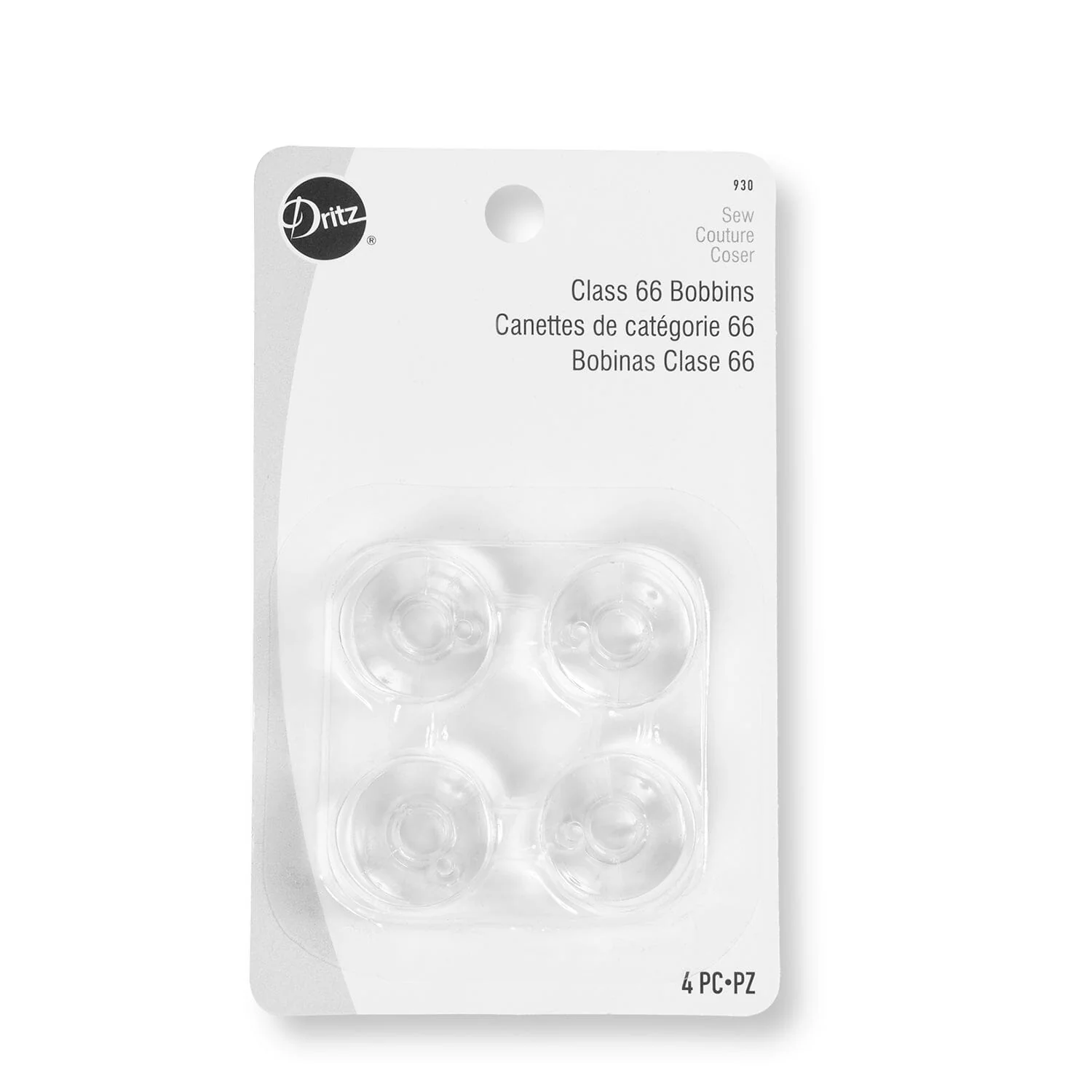 Dritz® Class 66 Plastic Top Drop-In Bobbins (4 Pack)