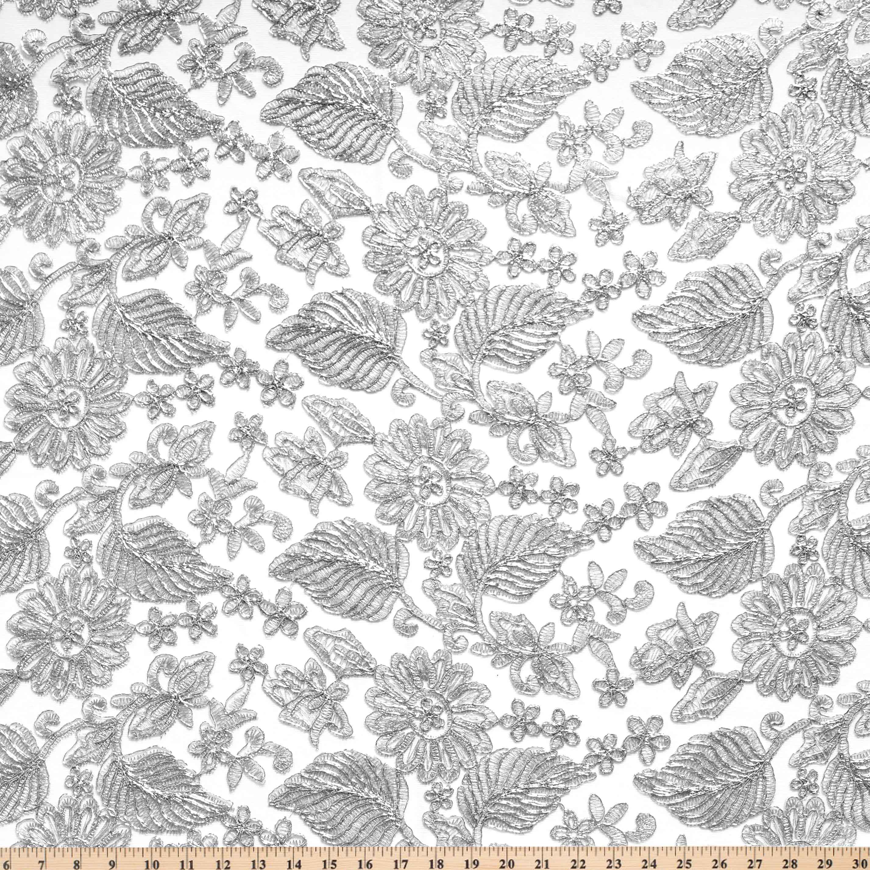Embroidered Daisy Floral Lace - Image 10
