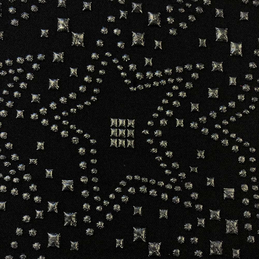 Embroidered Star Metallic Jacquard - Image 8