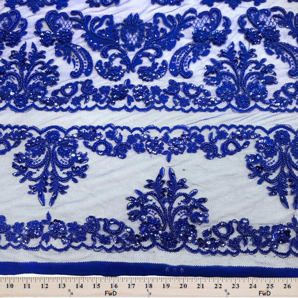 Empire Beaded Bridal Sequins on Mesh - Image 22