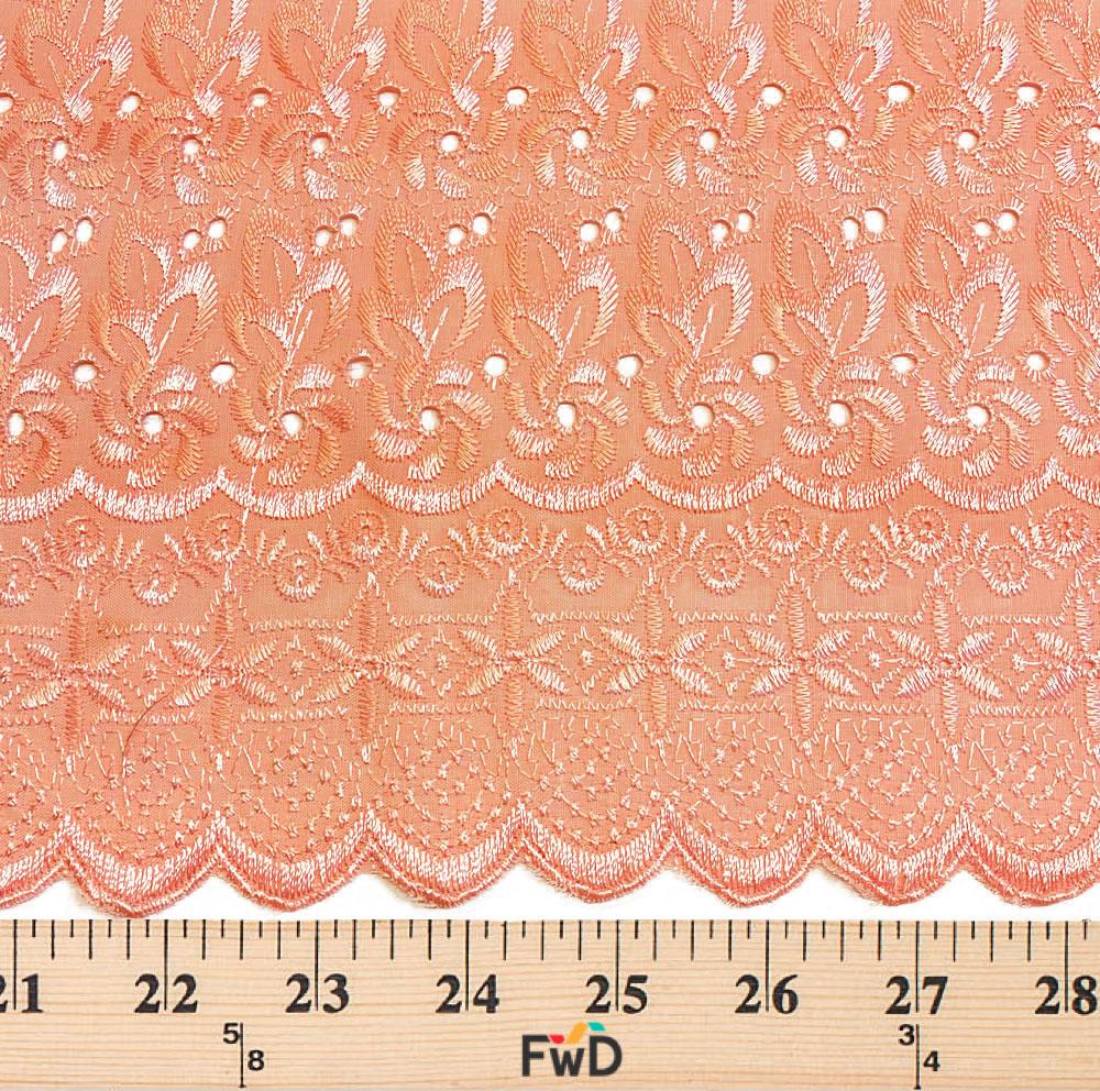 Eyelet Floral Embroidery Fabric - Image 16