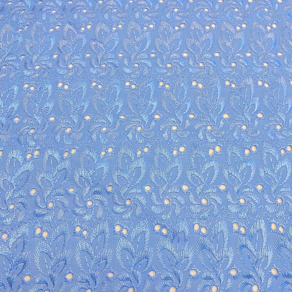 Eyelet Floral Embroidery Fabric - Image 32