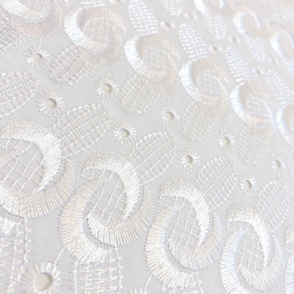 Eyelet Spiral Embroidery Fabric - Image 3