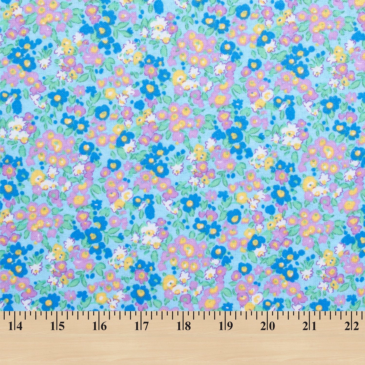 Floral Meadow Printed Cotton Flannel - Image 10