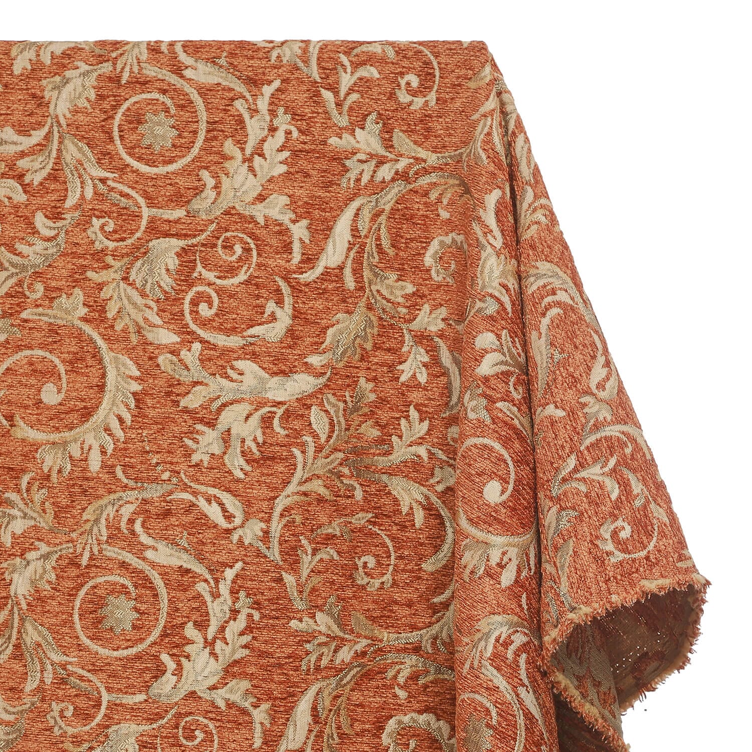Floral Scroll Polyester Chenille Jacquard - Image 2