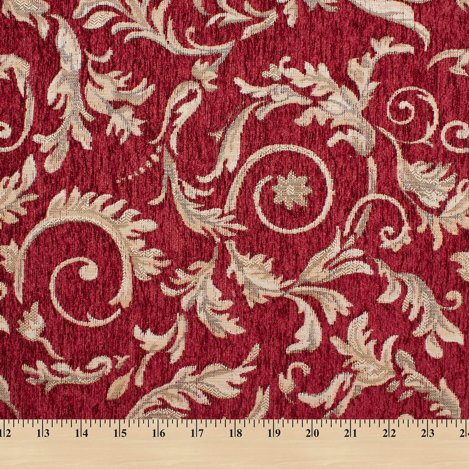 Floral Scroll Polyester Chenille Jacquard - Image 21