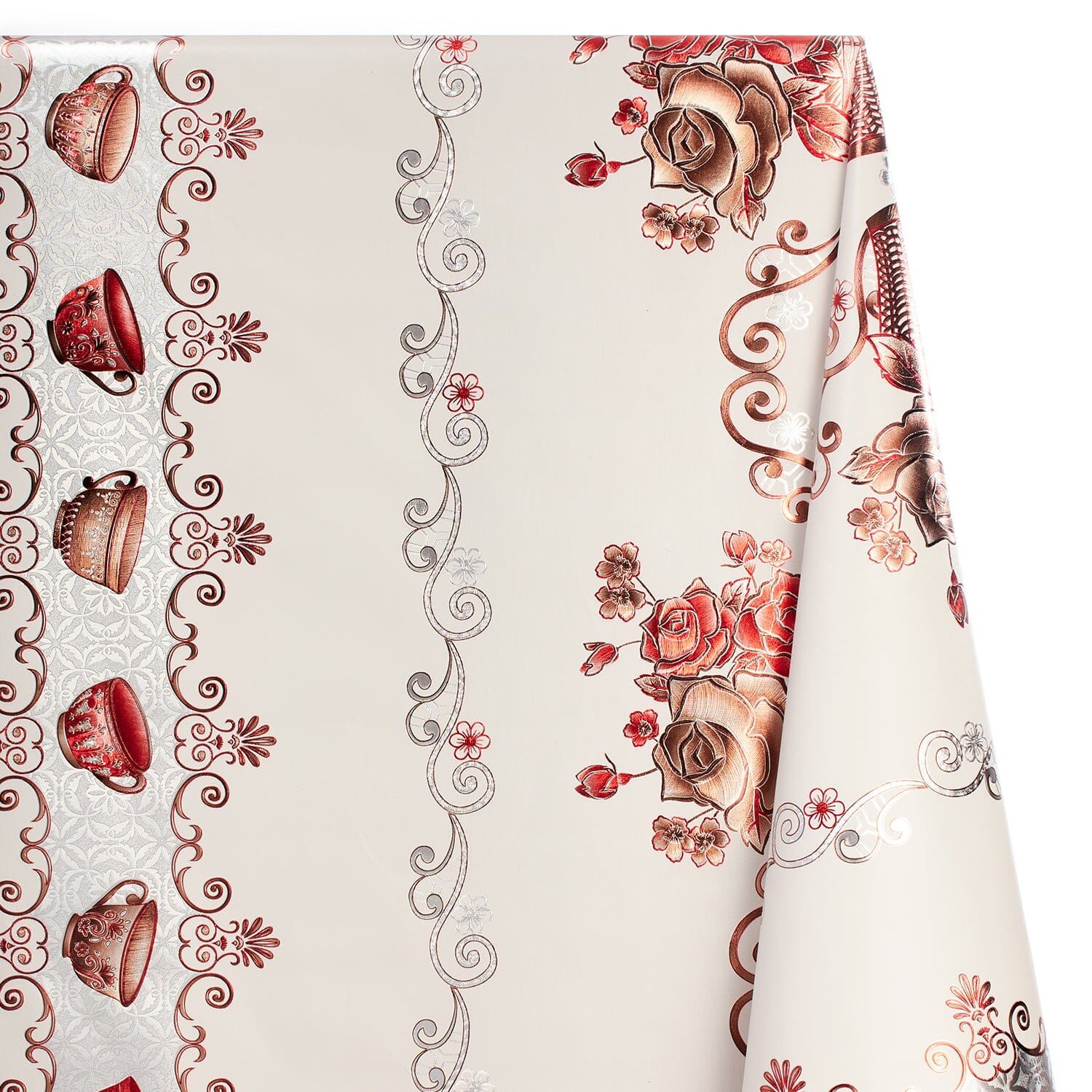 Floral Teacup Oilcloth