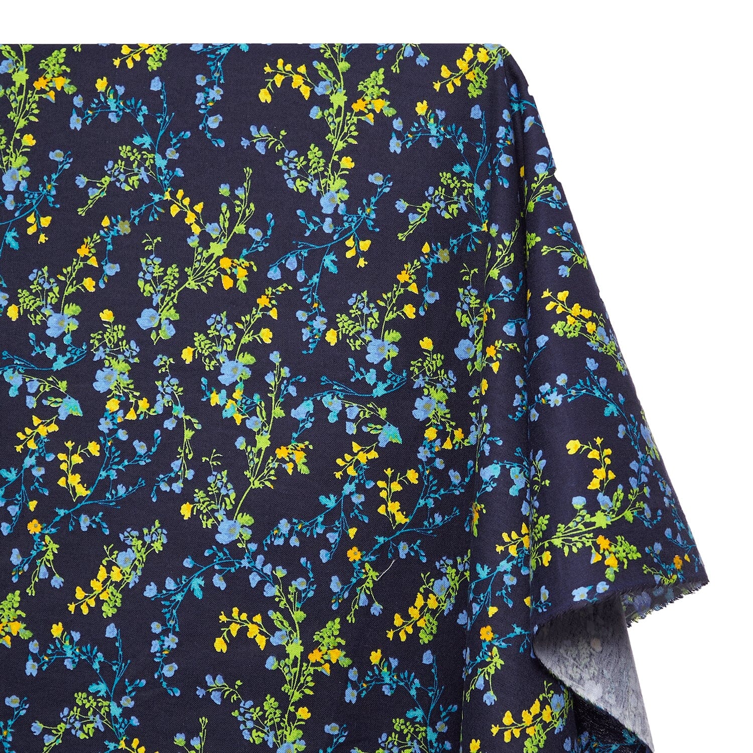 Floral Vine Printed Cotton Flannel - Image 8