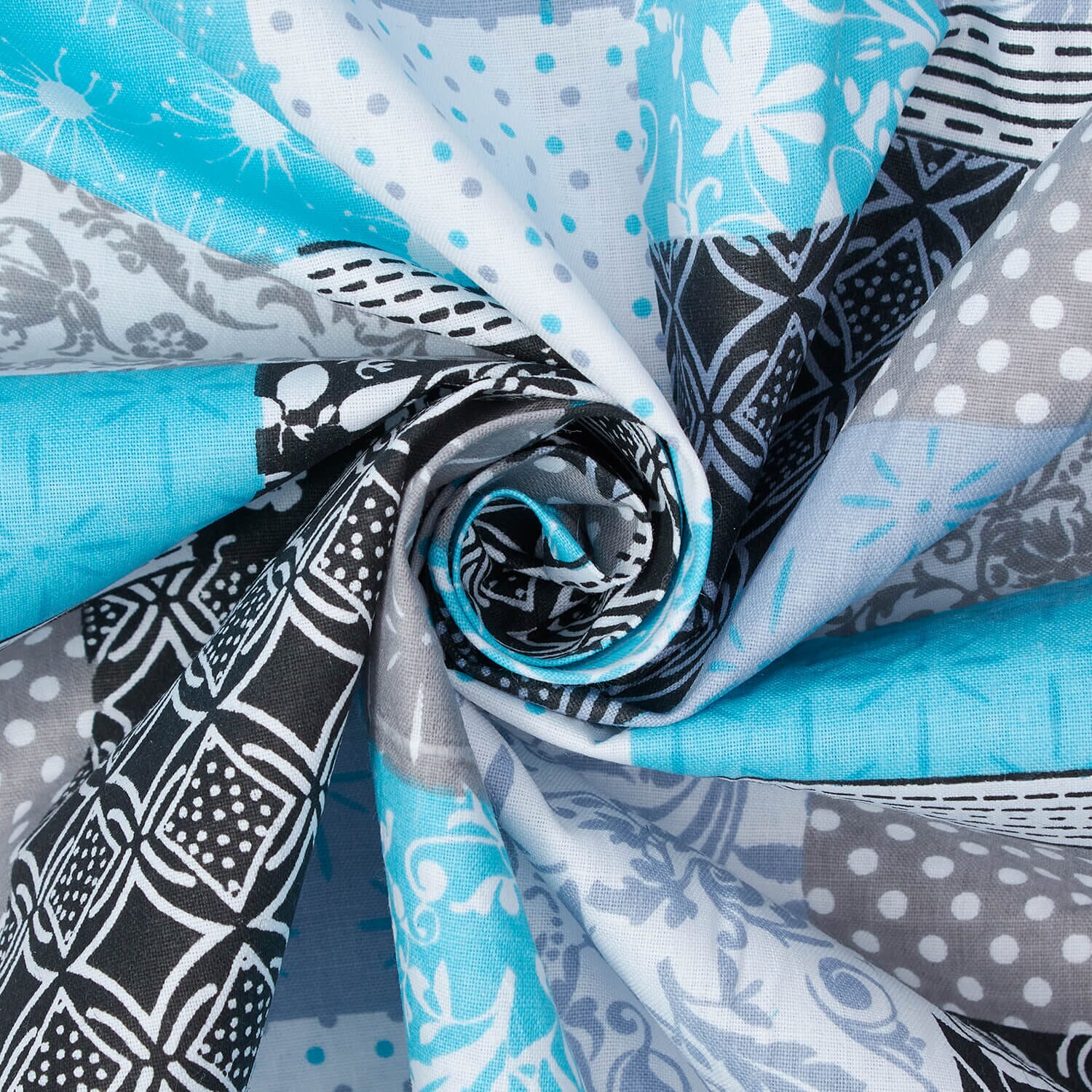 Foulard Patch Aqua Print Sheeting - Image 2