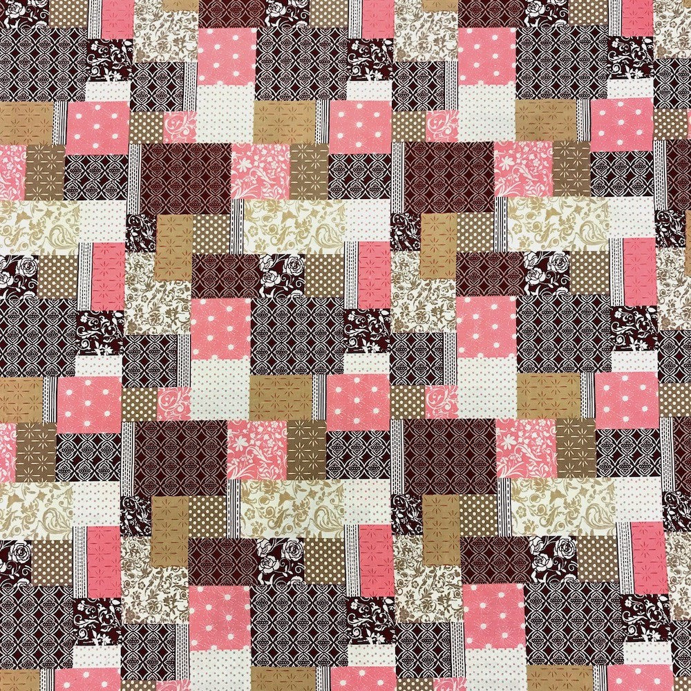Foulard Patch Pink Print Sheeting - Image 2