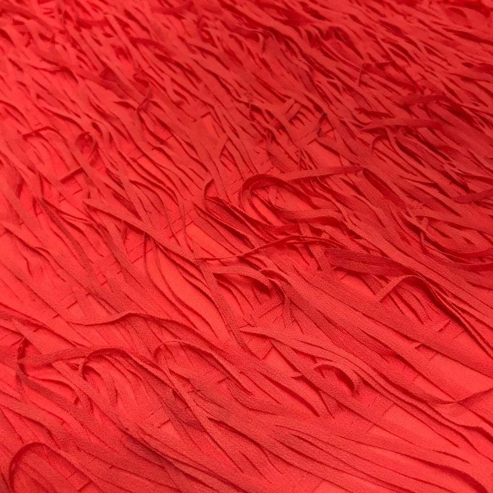 Fringe Embroidery on Georgette - Image 9