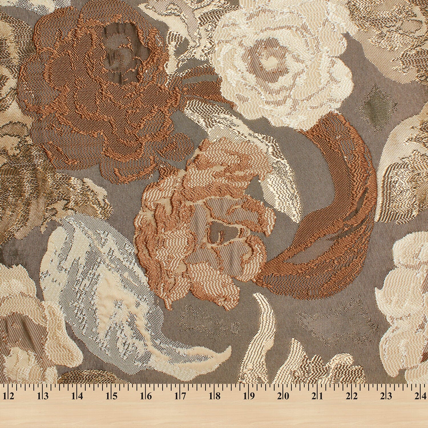Garden Bloom Floral Extra Wide Metallic Upholstery Jacquard - Image 9