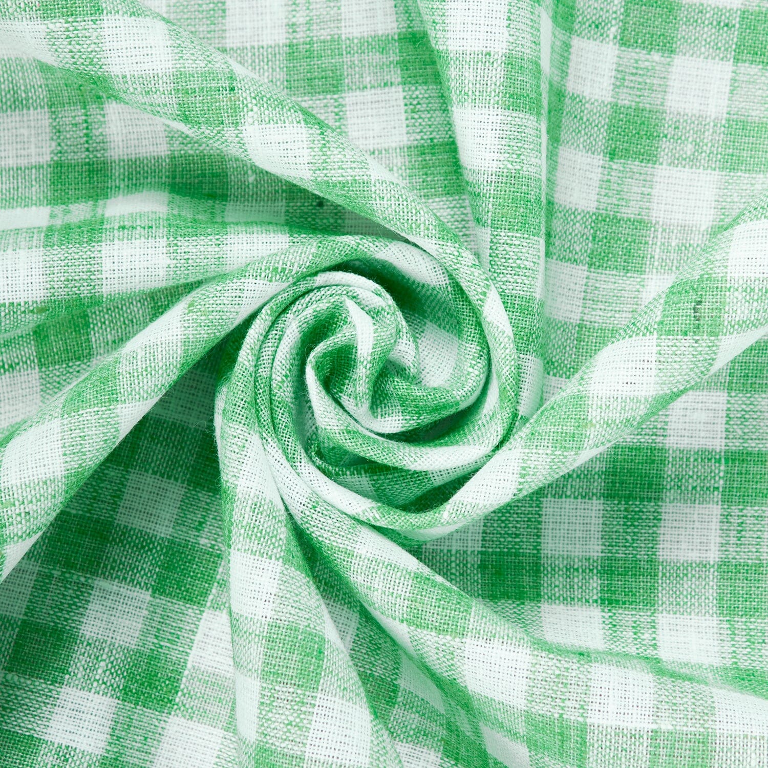 Gingham Check Linen-Look - Image 21