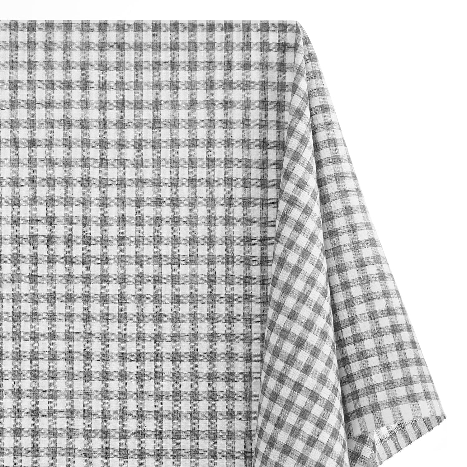 Gingham Check Linen-Look - Image 23