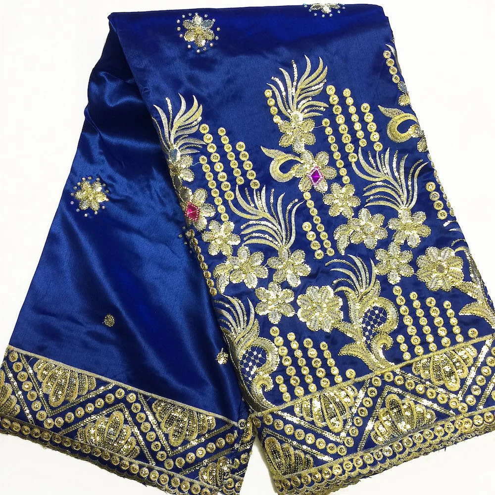 Grandiose African George Taffeta - Royal Blue