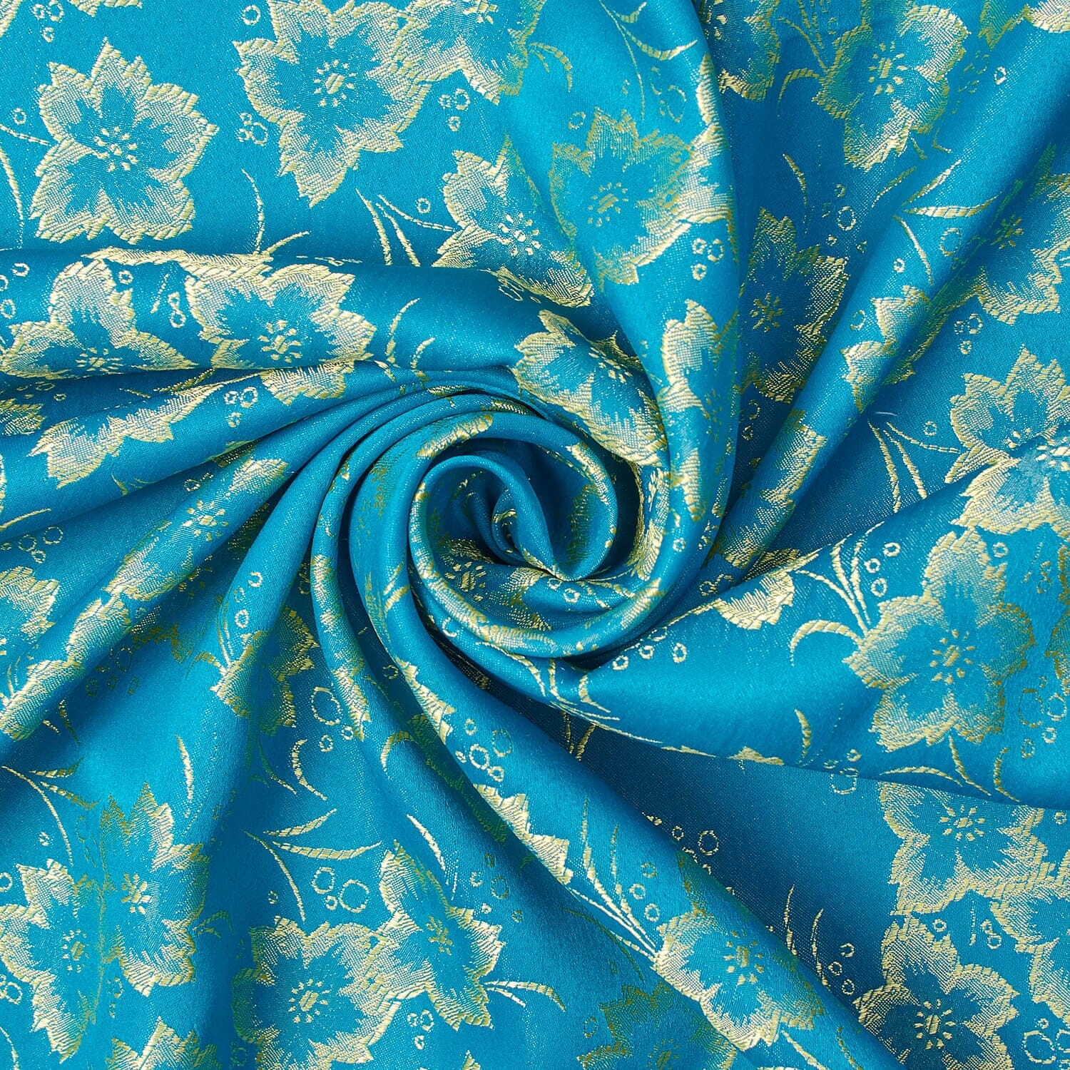 Hibiscus Floral Polyester Jacquard - Image 3