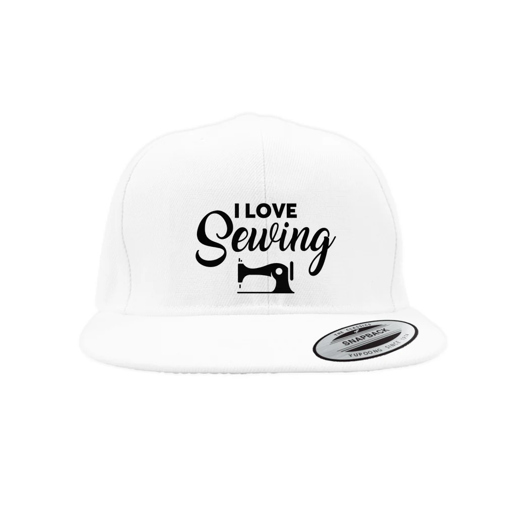 I Love Sewing Snapback Cap - Image 4